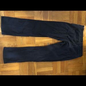 Gap black corduroy pants